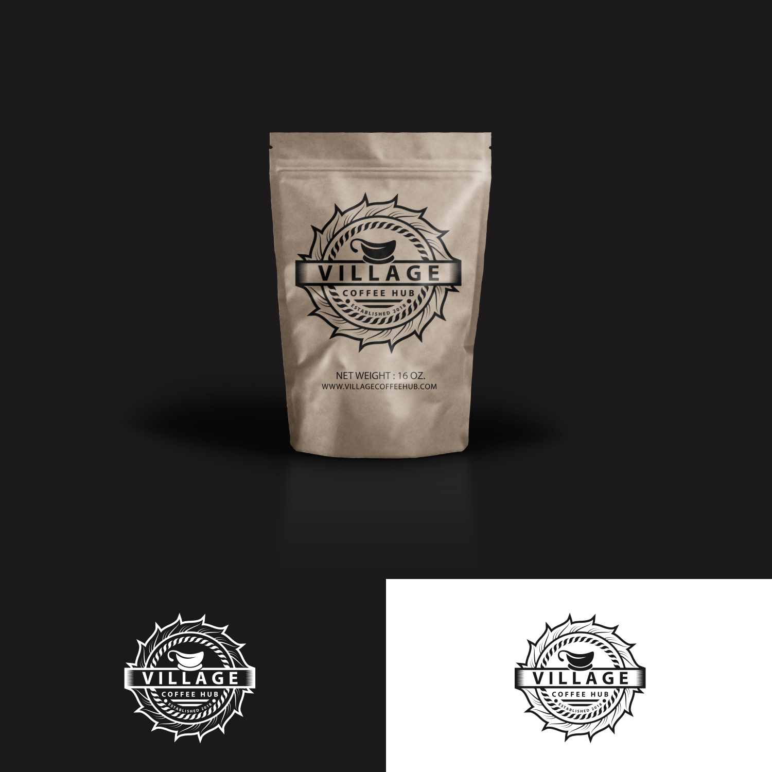 Design de Logo par AZKATAM4 pour Village Coffee Hub  | Design #18920977