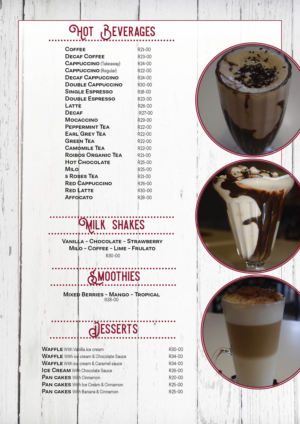 Menu Design by iD_intelligentDesign for this project | Design: #18962239