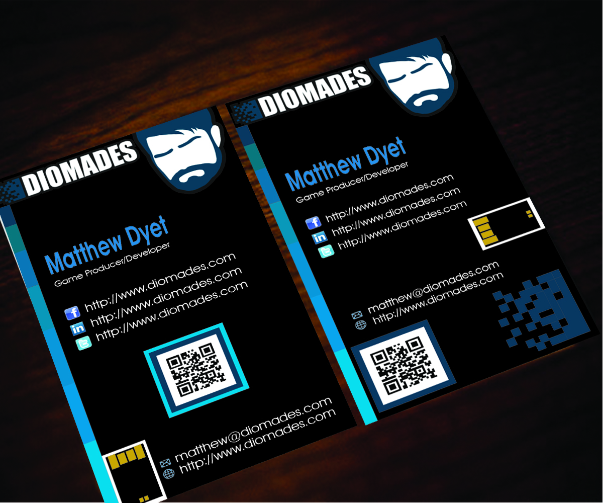 Business Card Design by Aaaron for Diomades | Design #2844064