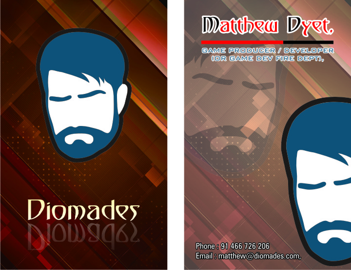 Business Card Design by Print_Point_Jamnagar for Diomades | Design #2840842