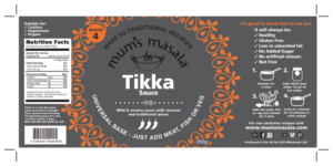 Mum's Masala | Design Étiquette par Designer Mate