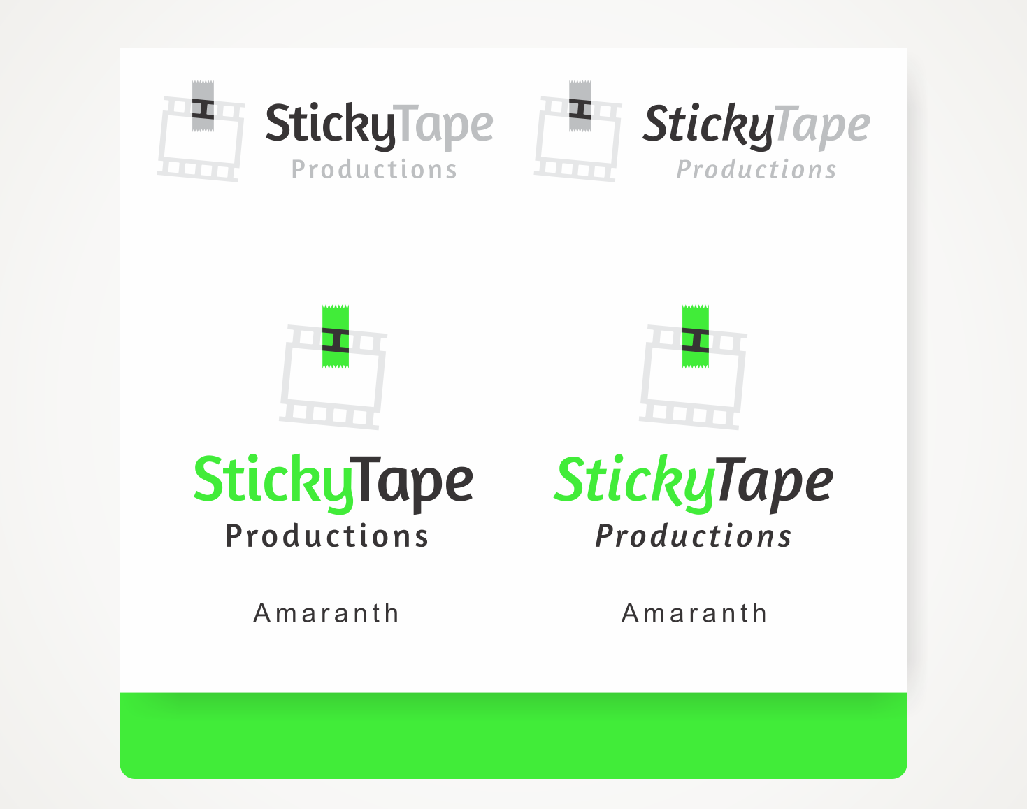 Logo Design by Savana for Sticky Tape Productions  | Design #18943949