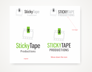 Logo Design by Savana for Sticky Tape Productions  | Design: #18945417