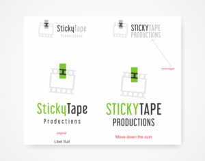 Logo Design by Savana for Sticky Tape Productions  | Design: #18945420
