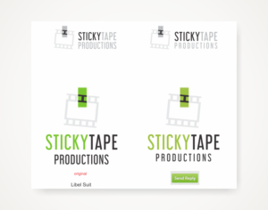 Logo Design by Savana for Sticky Tape Productions  | Design: #18945559