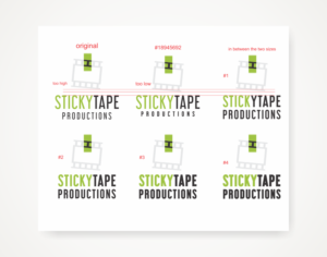 Logo Design by Savana for Sticky Tape Productions  | Design: #18947634