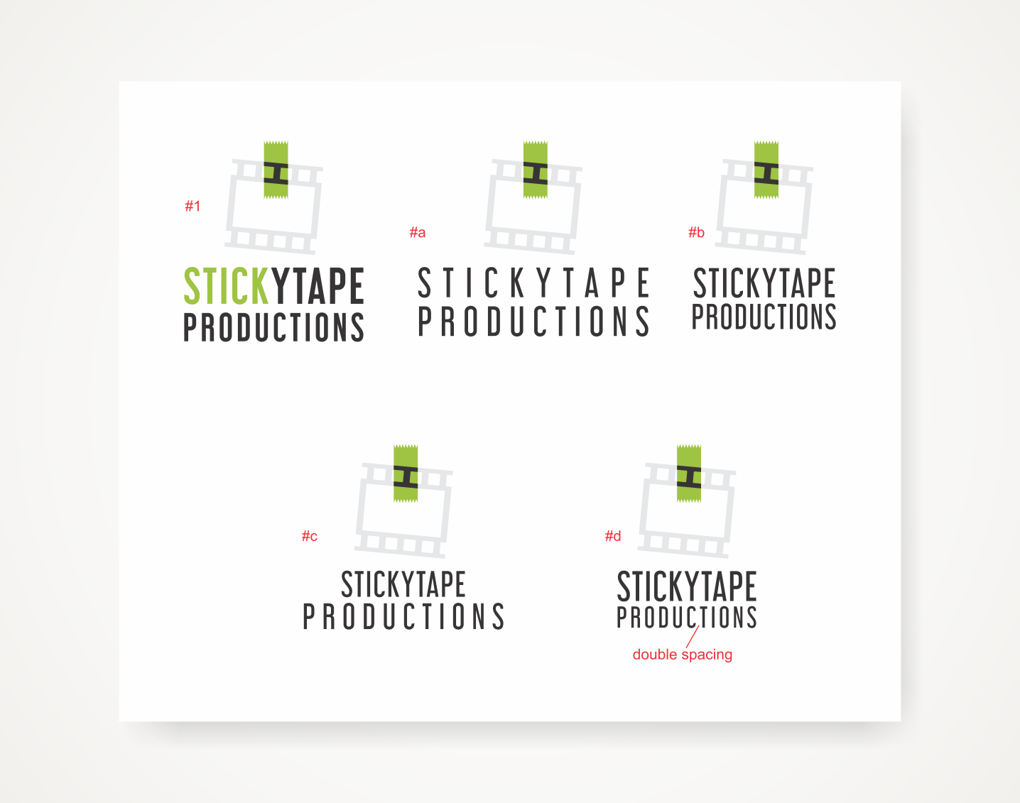 Logo Design by Savana for Sticky Tape Productions  | Design #18948377