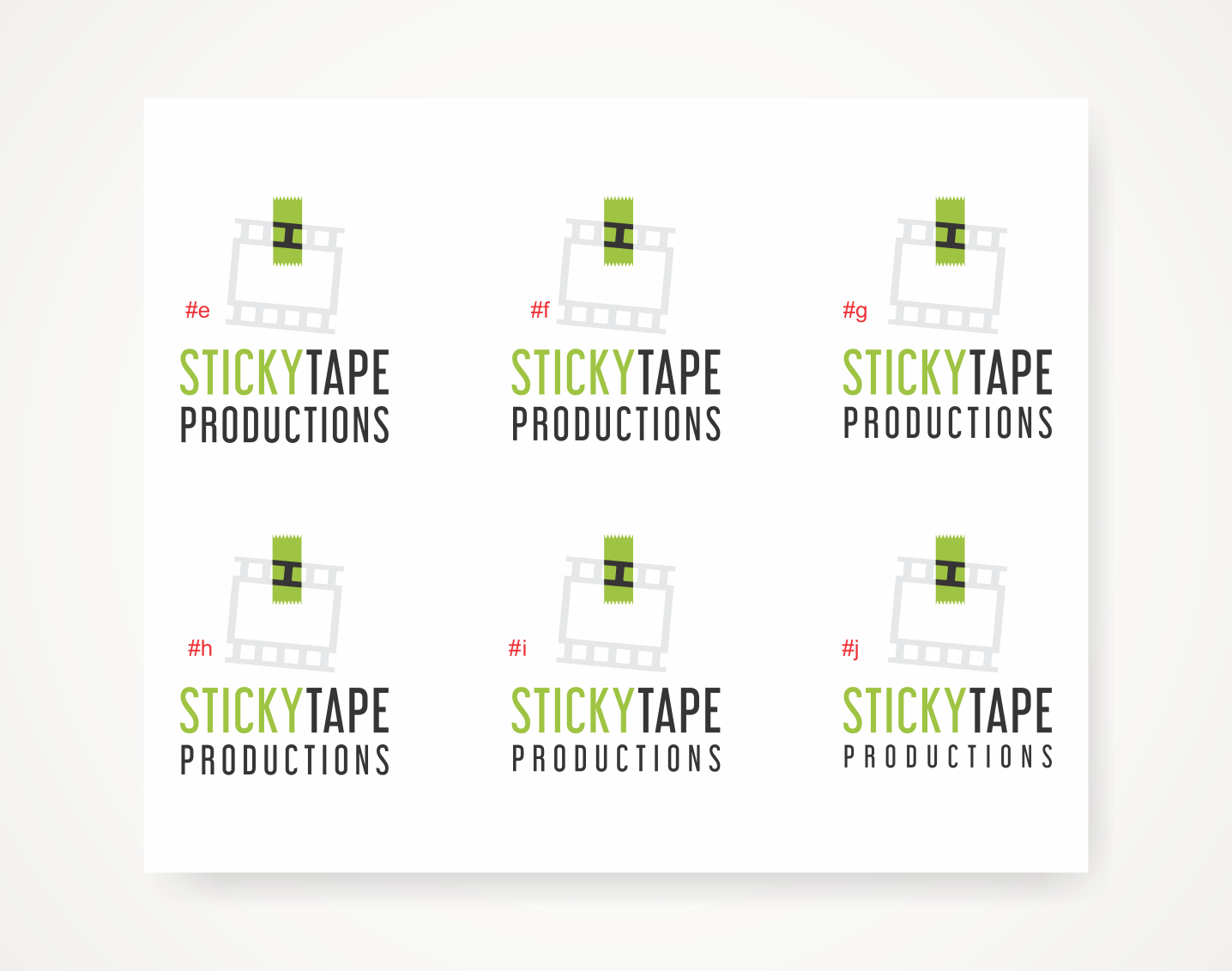 Logo Design by Savana for Sticky Tape Productions  | Design #18948378