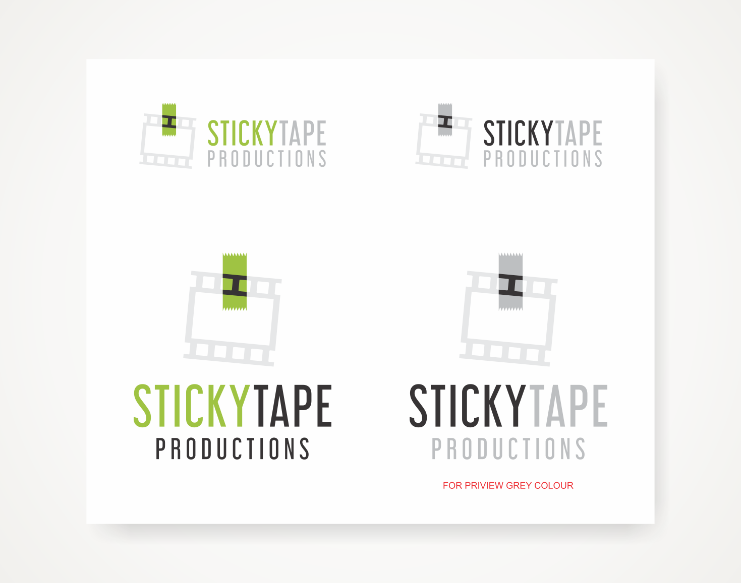 Logo Design by Savana for Sticky Tape Productions  | Design: #18949254