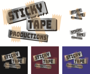 Logo Design by AndrewJM for Sticky Tape Productions  | Design #18946458