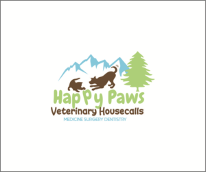 Logo Design by Mihaela for happy paws veterinary hospital | Design: #19448990