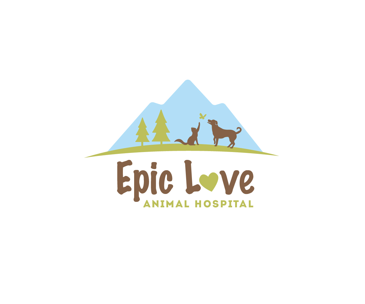 Logo Design by renderman for happy paws veterinary hospital | Design #18949415