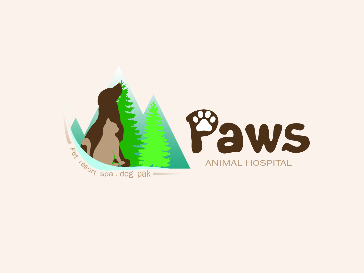 Logo-Design von anumiftikhar0088 für happy paws veterinary hospital | Design #18923233
