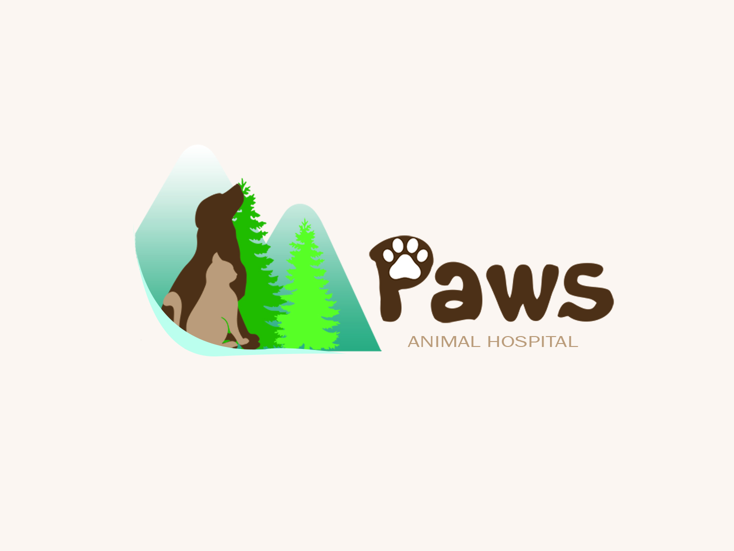 Logo-Design von anumiftikhar0088 für happy paws veterinary hospital | Design #18959484
