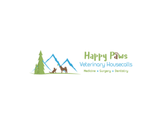 Logo Design by katemedsj for happy paws veterinary hospital | Design: #19237074