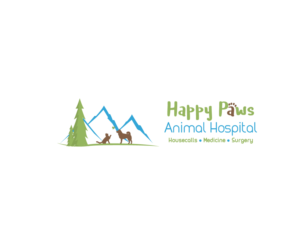 Logo Design by katemedsj for happy paws veterinary hospital | Design: #19237075