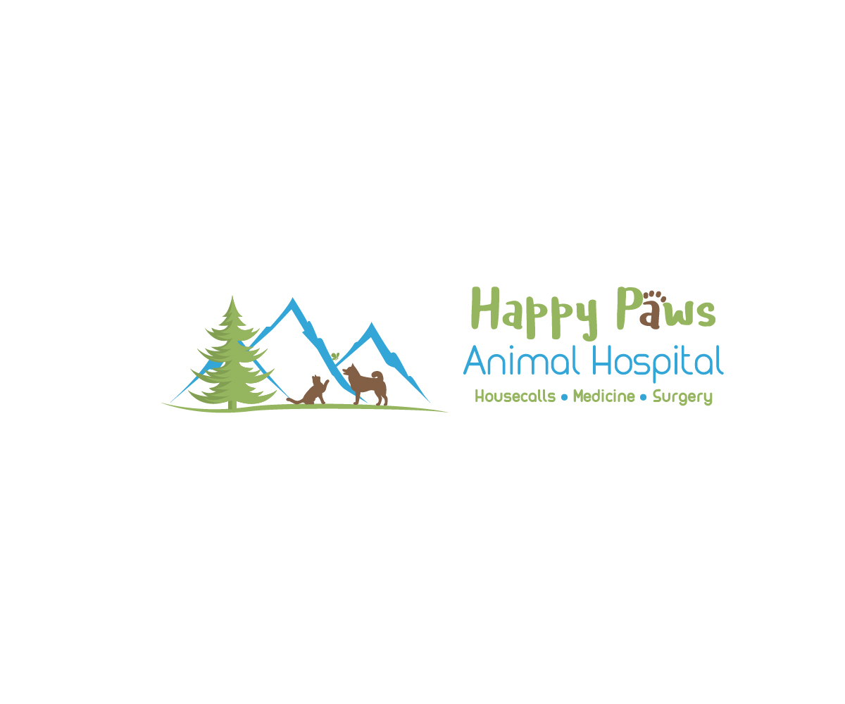Design de Logo par katemedsj pour happy paws veterinary hospital | Design #19237077