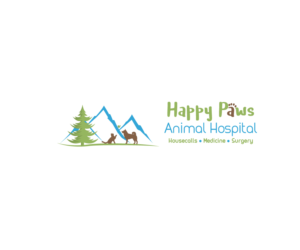 Logo Design by katemedsj for happy paws veterinary hospital | Design: #19237077