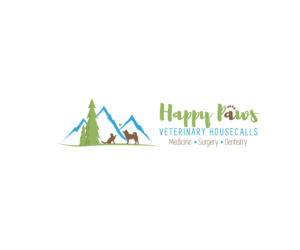 Logo Design by katemedsj for happy paws veterinary hospital | Design: #19465241