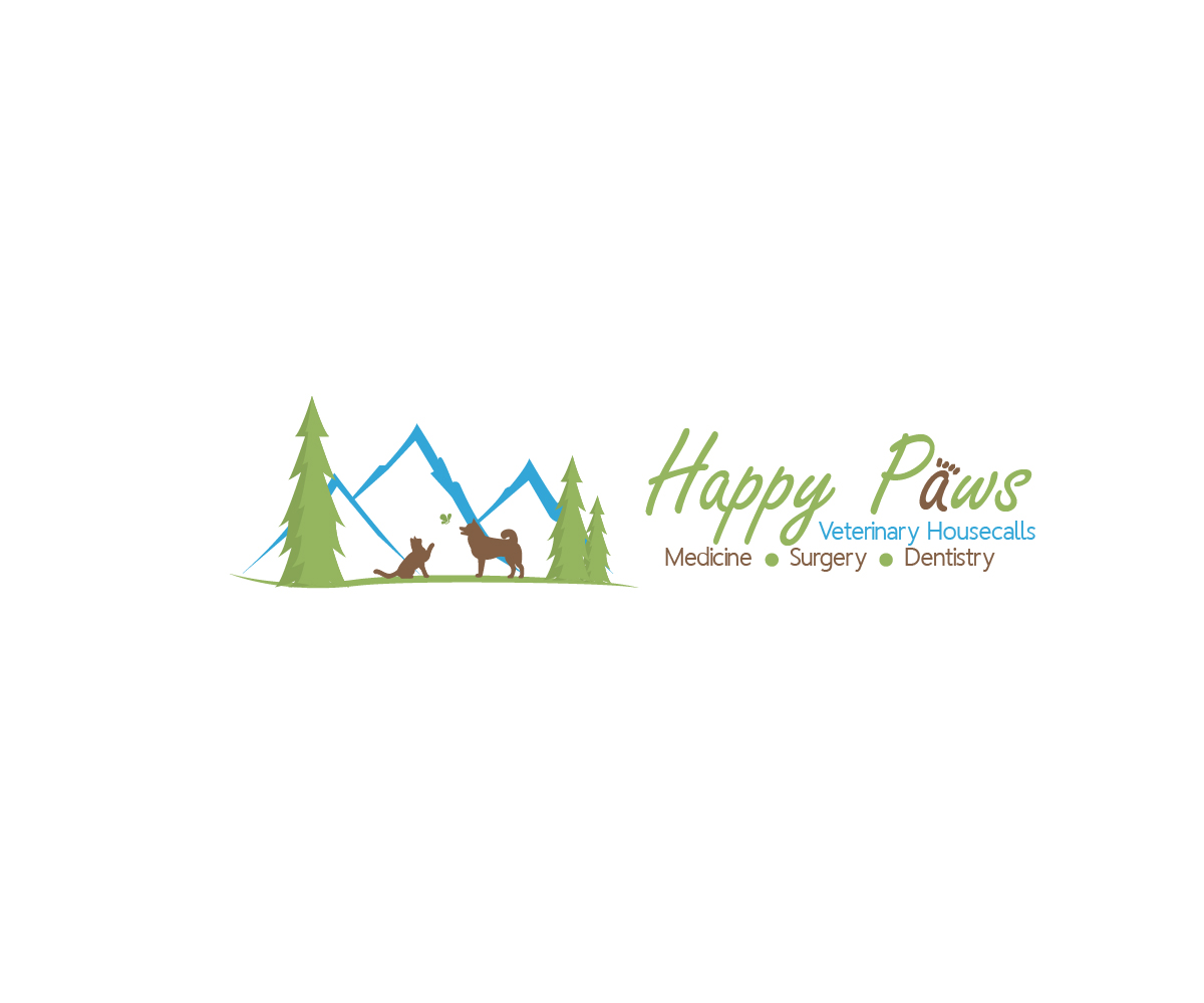 Design de Logo par katemedsj pour happy paws veterinary hospital | Design #19465243