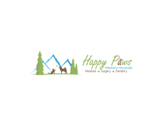 Logo Design by katemedsj for happy paws veterinary hospital | Design: #19465243