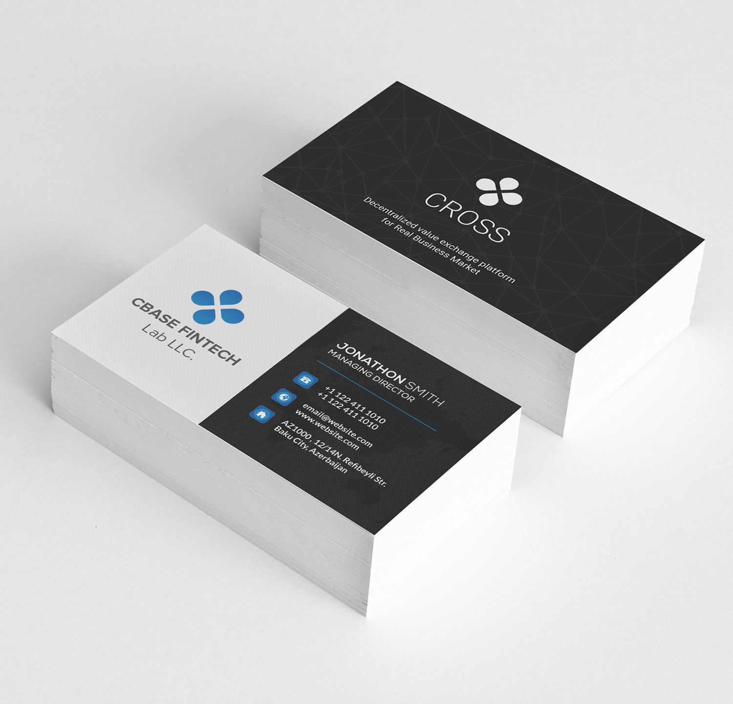 Business Card Design by Tilt for XBANK | Design #18984594