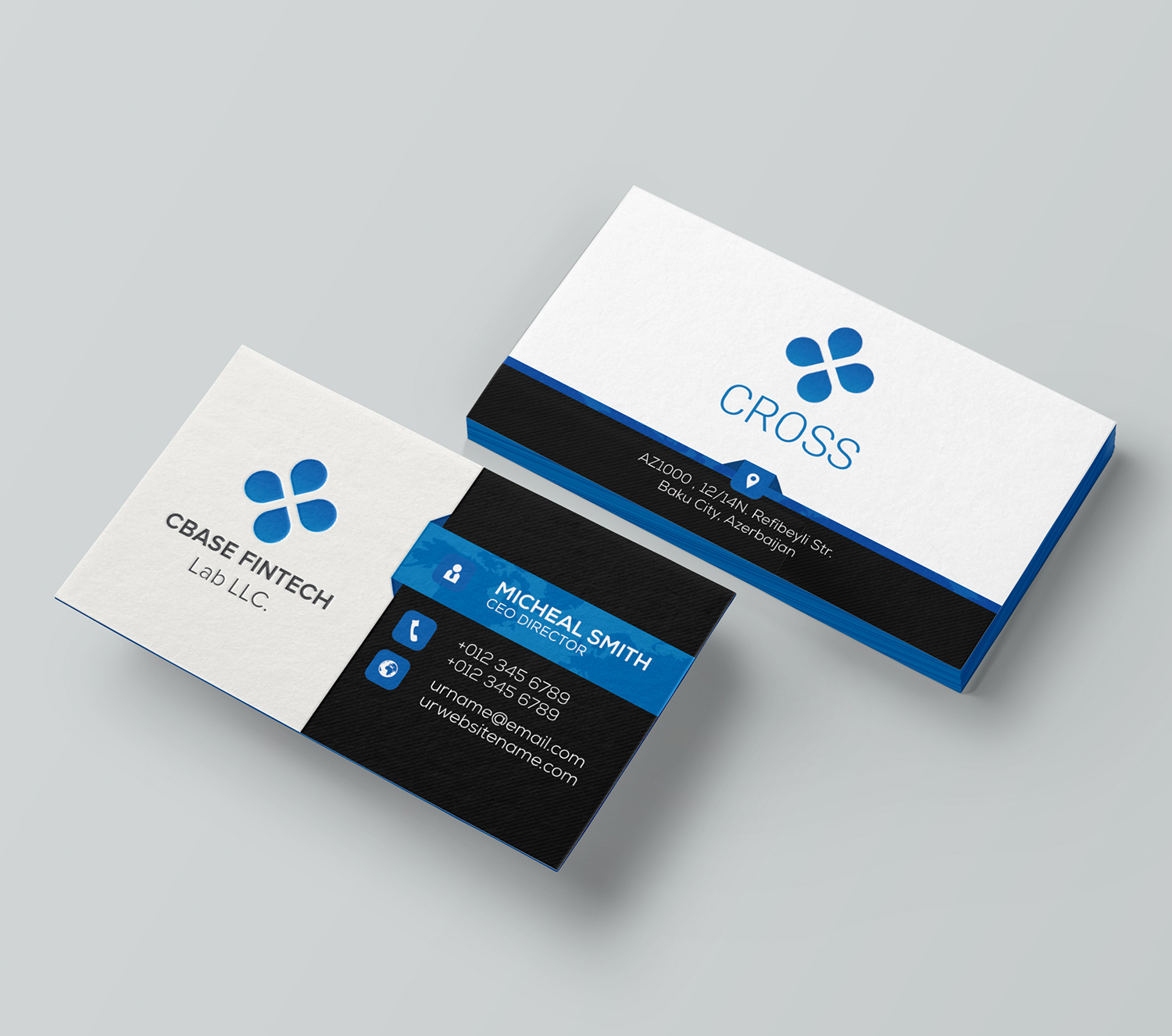 Business Card Design by Tilt for XBANK | Design #18984646