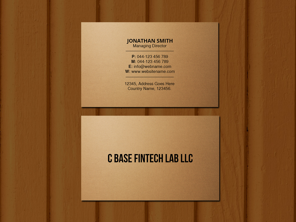 Business Card Design by Creations Box 2015 for XBANK | Design #18958329