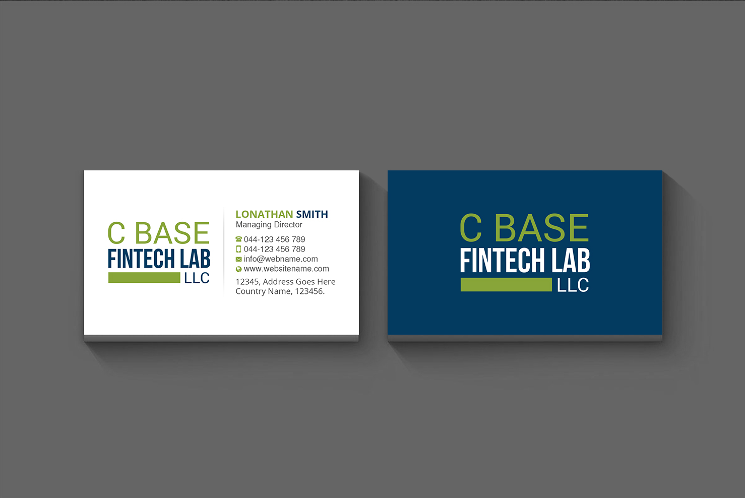 Visitenkarten-Design von Creations Box 2015 für XBANK | Design #18958342