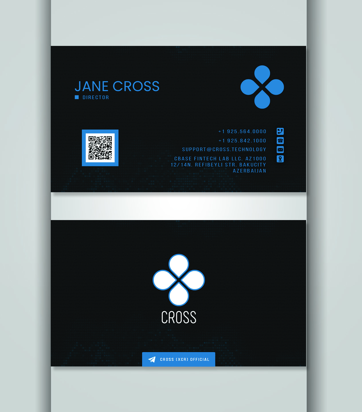 Visitenkarten-Design von Real1 Studios für XBANK | Design #18977026