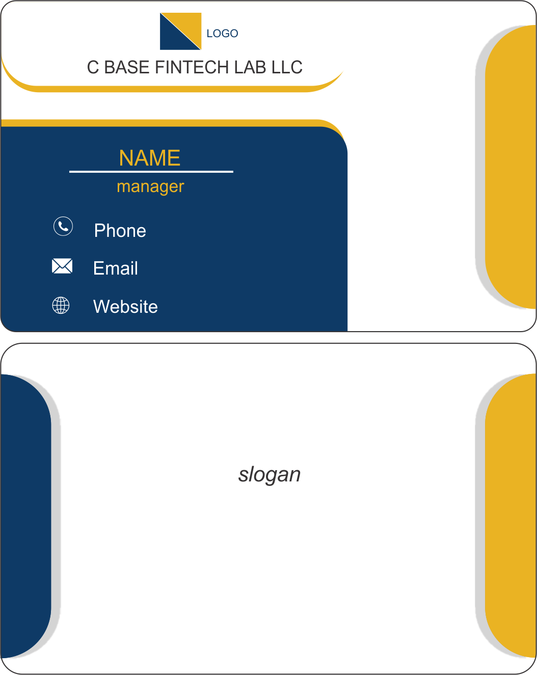Diseño de Tarjeta de Presentación por vinniesoft2 para XBANK | Diseño #18987880
