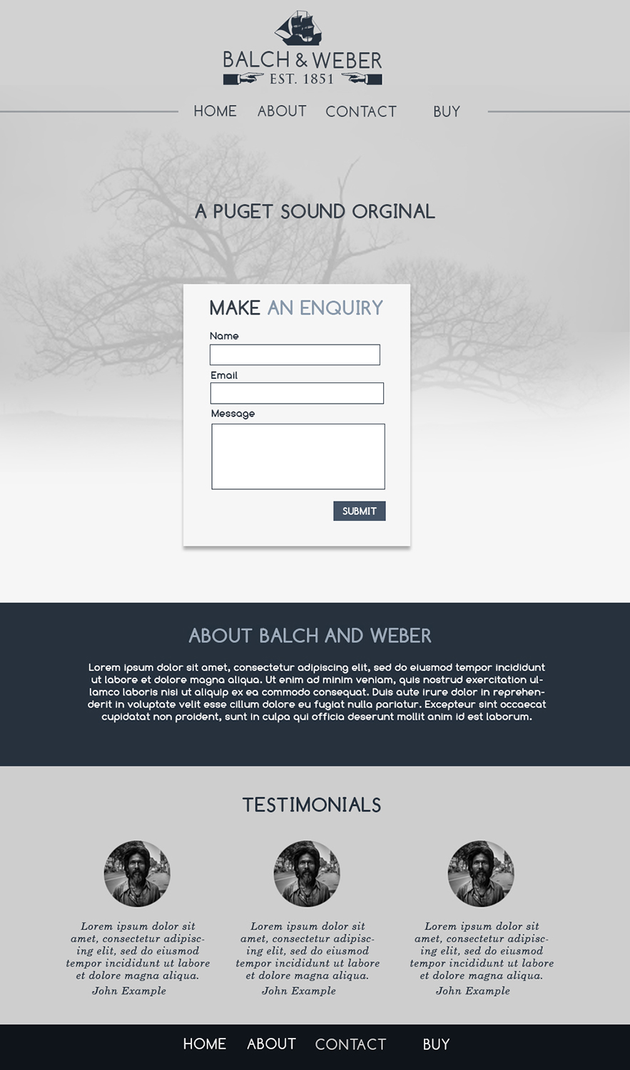 Web Design par Murry pour Balch and webber | Design #18995256