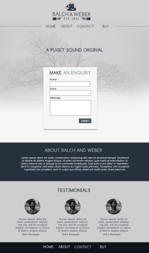 Diseño Web por Murry para Balch and webber | Diseño #18995256