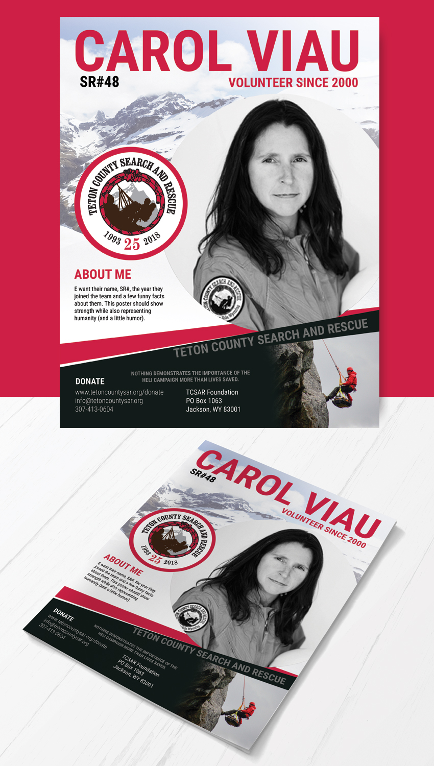 Flyer-Design von uk für Teton County Search and Rescue | Design #18915177