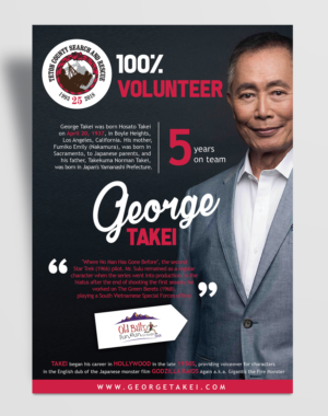 Diseño de Flyer por ilovedesign1 para Teton County Search and Rescue | Diseño #18918061