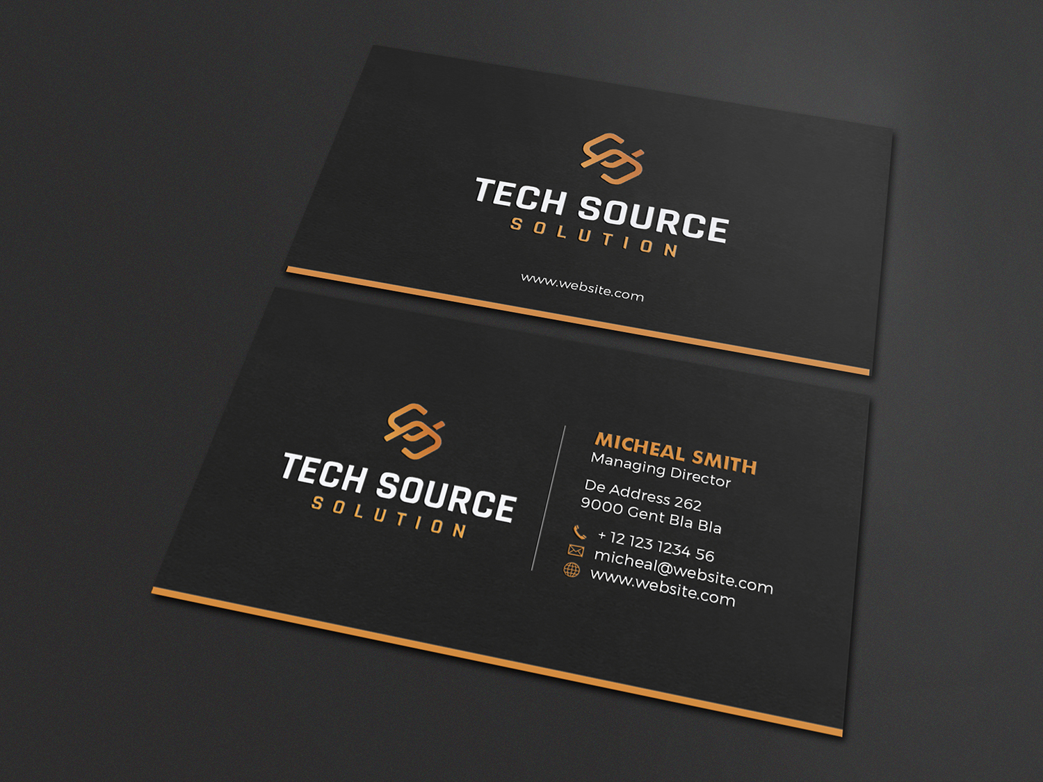 Business Card Design by Tilt for Tech Source Solution | Design #18920260