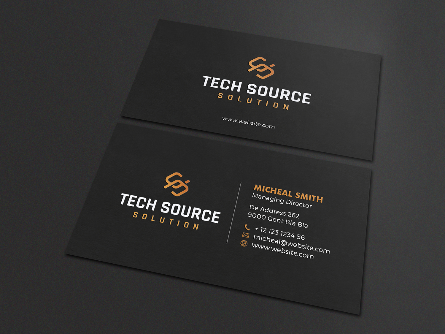 Business Card Design by Tilt for Tech Source Solution | Design #18920261