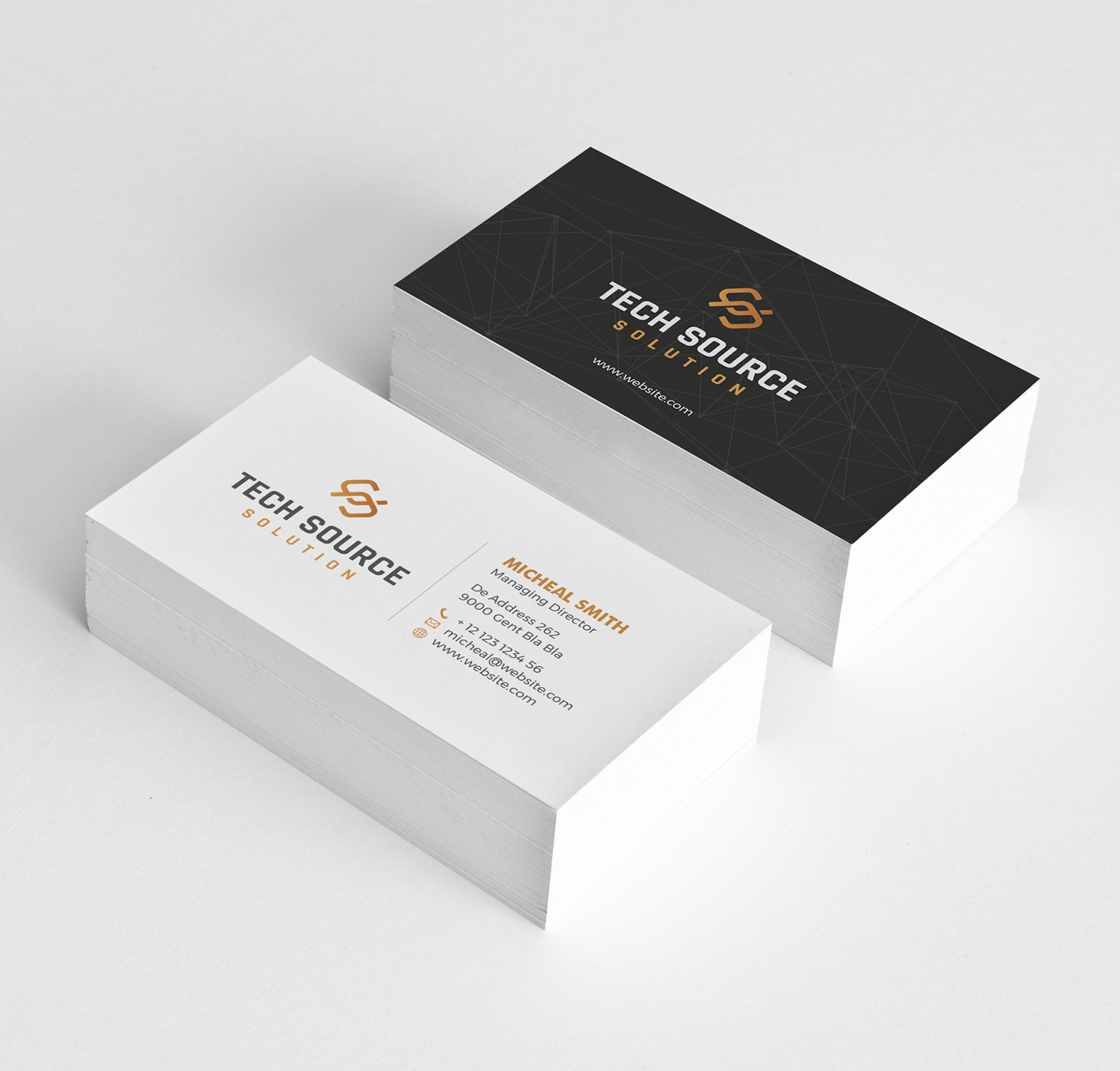Business Card Design by Tilt for Tech Source Solution | Design #18920265