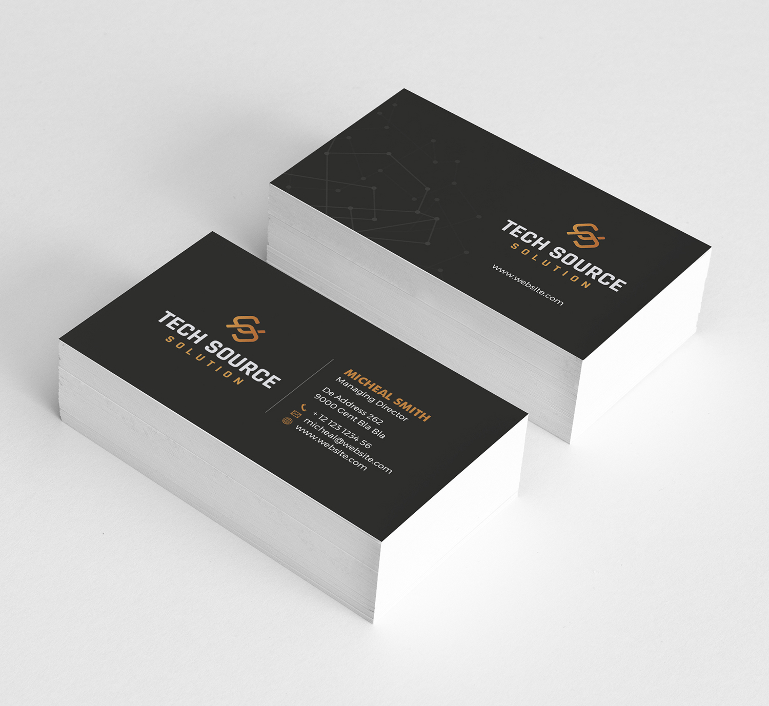 Business Card Design by Tilt for Tech Source Solution | Design #18920266