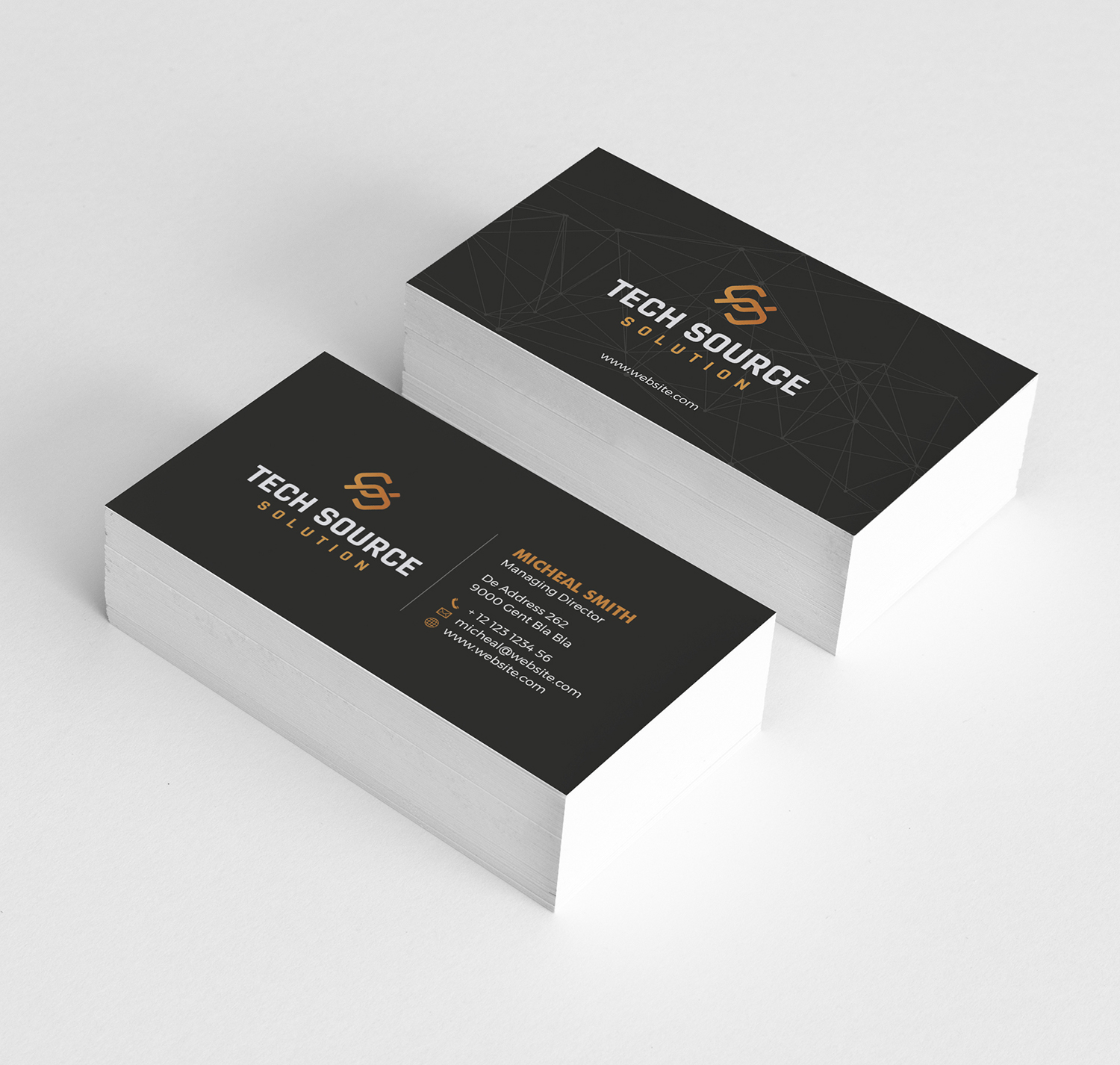 Business Card Design by Tilt for Tech Source Solution | Design #18920267