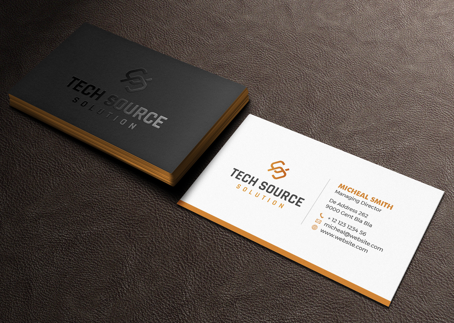 Business Card Design by Tilt for Tech Source Solution | Design #18920284