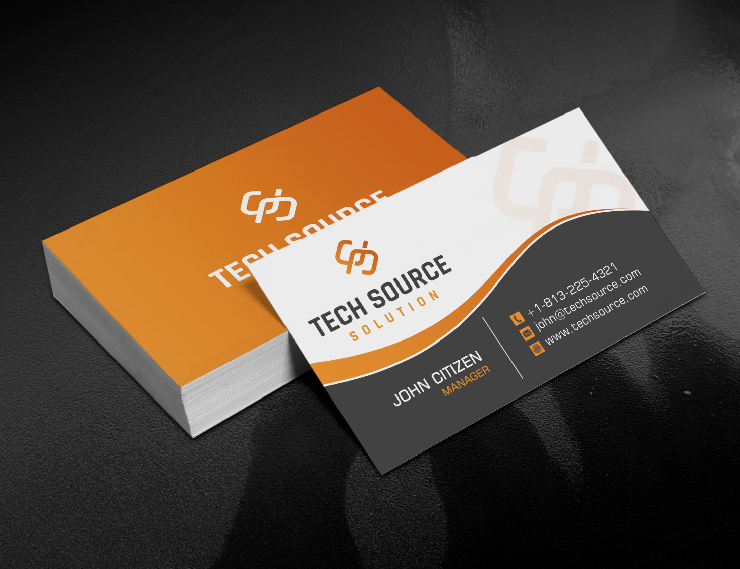 Design de Carte de Visite par Pixi Dust pour Tech Source Solution | Design #18922521