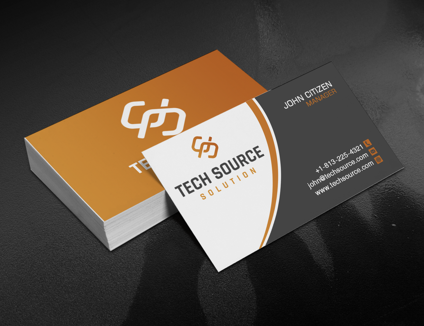 Business Card Design by Pixi Dust for Tech Source Solution | Design #18922522