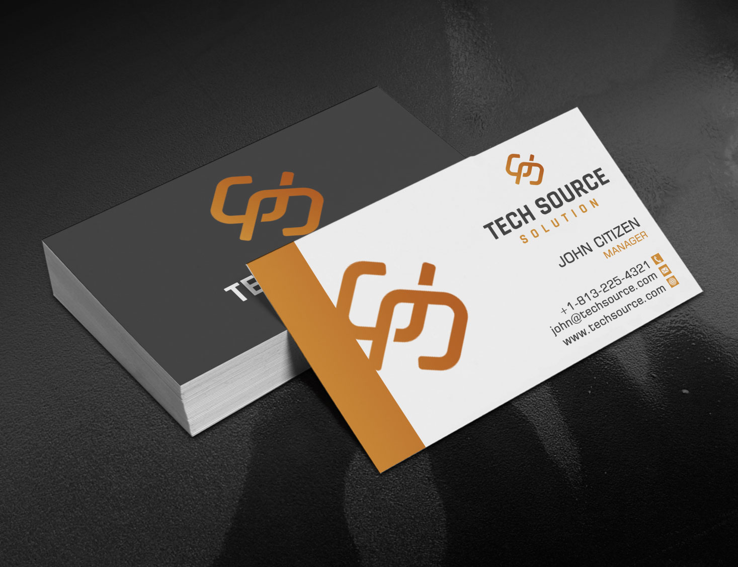 Business Card Design by Pixi Dust for Tech Source Solution | Design #18922524