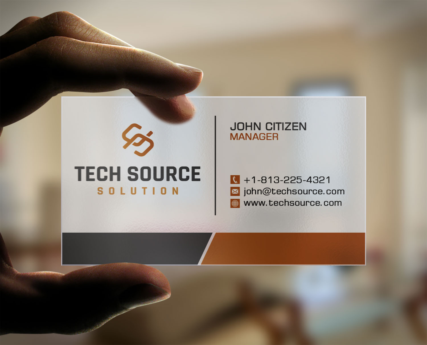 Business Card Design by Pixi Dust for Tech Source Solution | Design #18922525