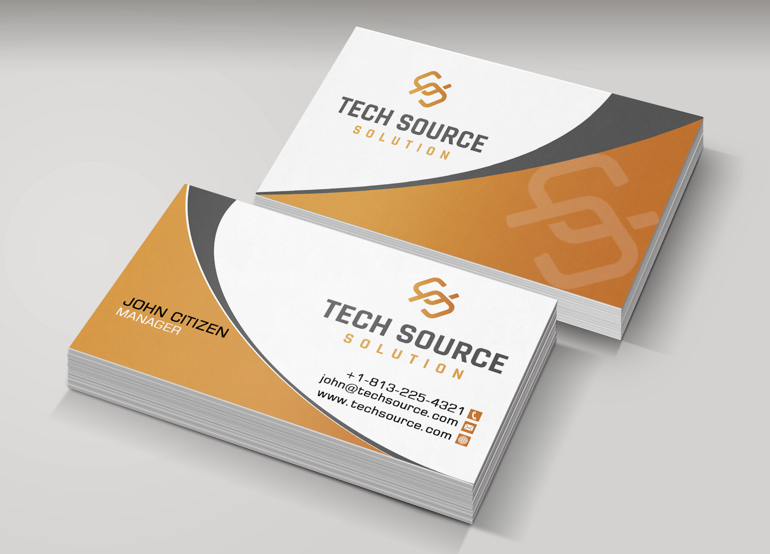 Business Card Design by Pixi Dust for Tech Source Solution | Design #18922526