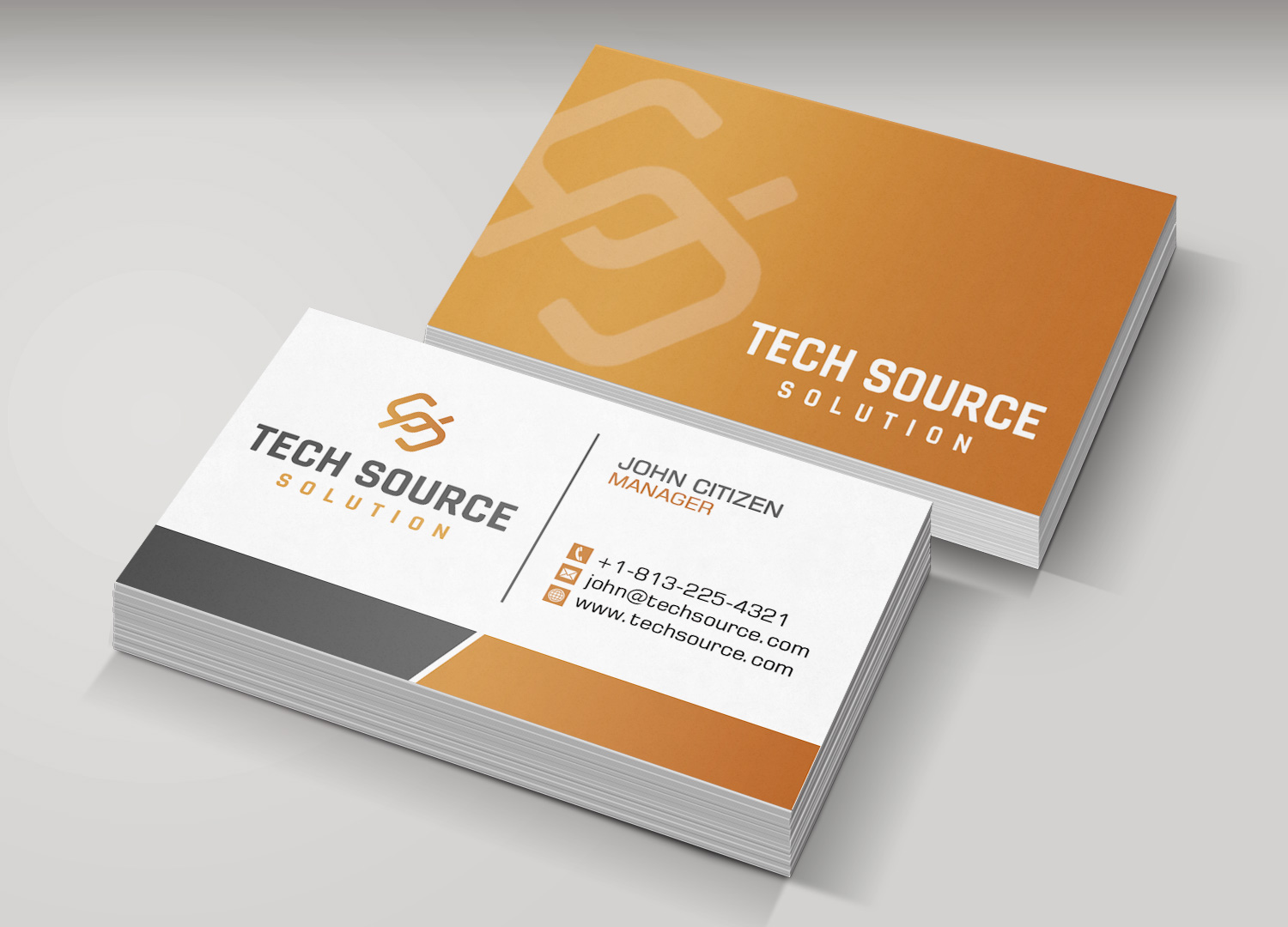 Business Card Design by Pixi Dust for Tech Source Solution | Design #18922527