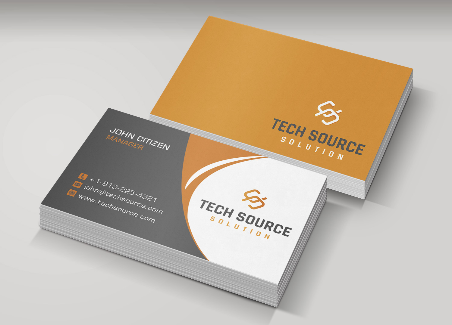 Business Card Design by Pixi Dust for Tech Source Solution | Design #18922547