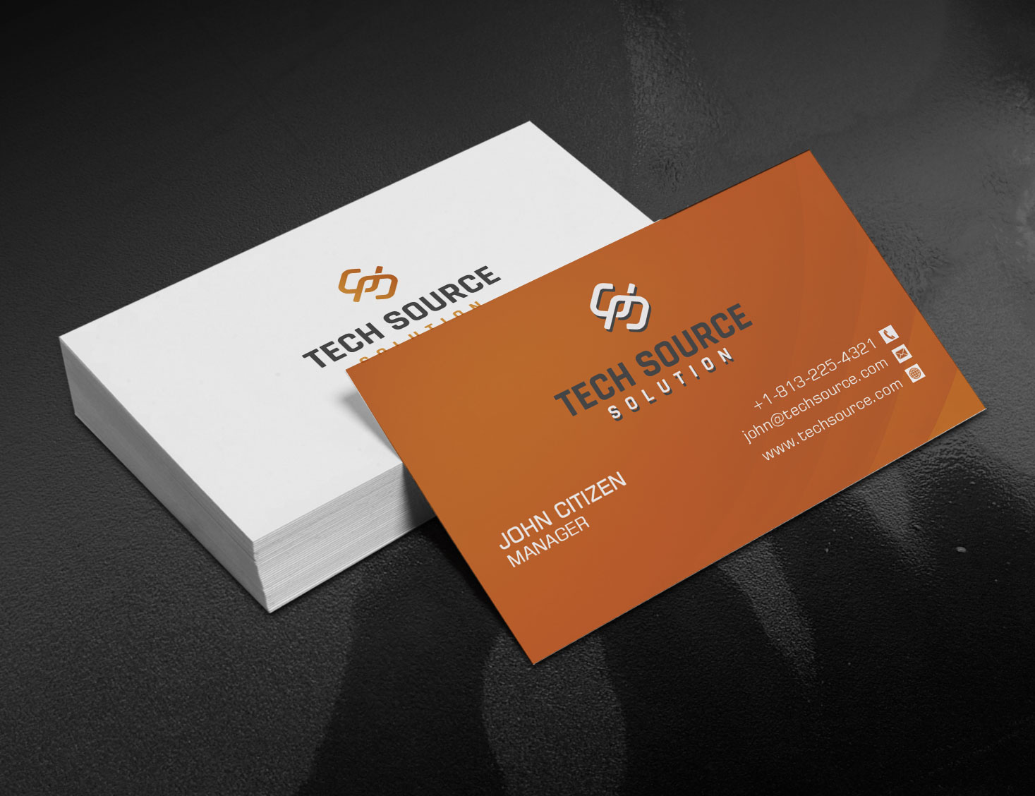Business Card Design by Pixi Dust for Tech Source Solution | Design #18922549