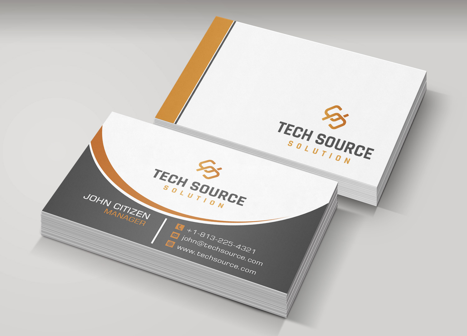 Business Card Design by Pixi Dust for Tech Source Solution | Design #18922553